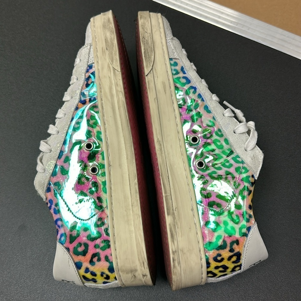 P448 Colorful Animal Print sneakers size 39 - Picture 5 of 11